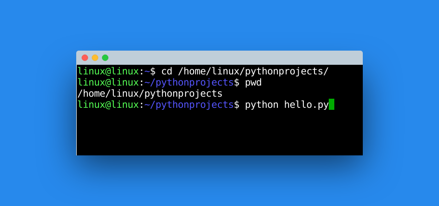 how to launch python mac