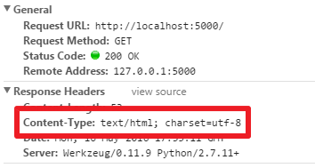 dev tools content type html